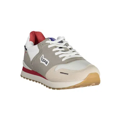 Gas White Polyester Sneaker In White