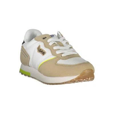Gas White Polyester Sneaker In White