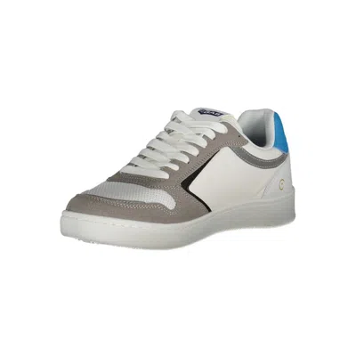 Gas White Polyester Men Sneaker In White