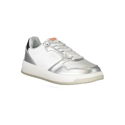 Gas White Polyester Sneaker In White