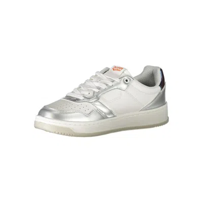 Gas White Polyester Sneaker In White