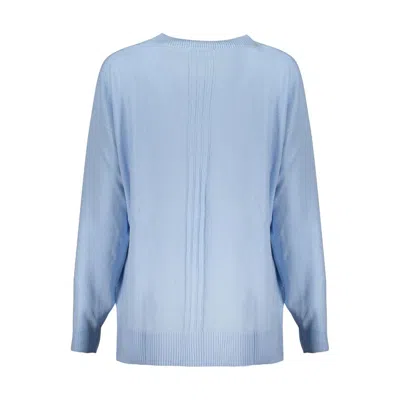Guess Jeans Light Blue Acrylic Women Sweater In Light Blue