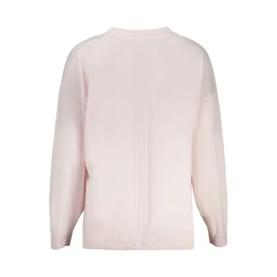 Guess Jeans Pink Acrylic Women Sweater In Pink