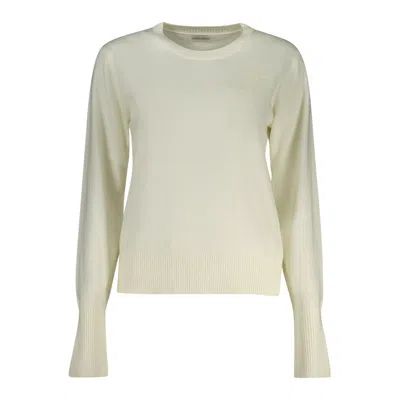 Guess Jeans White Polyester Sweater In White