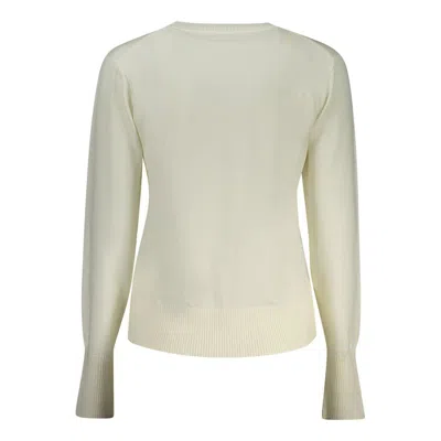 Guess Jeans White Polyester Sweater In White