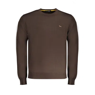 Harmont & Blaine Brown Wool Sweater In Brown