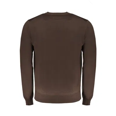 Harmont & Blaine Brown Wool Sweater In Brown