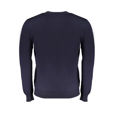 Harmont & Blaine Blue Wool Sweater In Blue