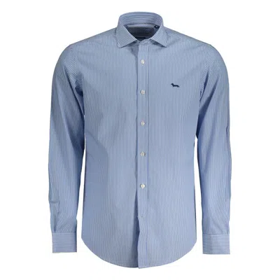 Harmont & Blaine Chic Light Blue Organic Cotton Shirt In Light Blue