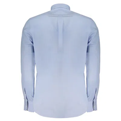 Harmont & Blaine Light Blue Cotton Men Shirt In Blue