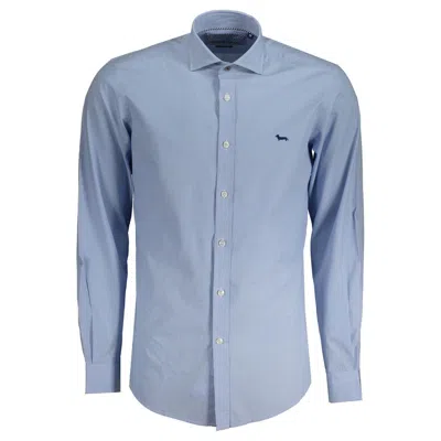 Harmont & Blaine Chic Light Blue Organic Cotton Shirt In Light Blue