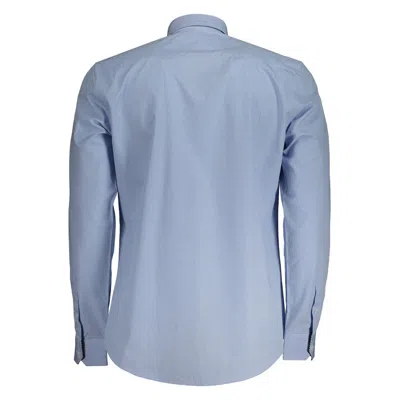 Harmont & Blaine Chic Light Blue Organic Cotton Shirt In Light Blue