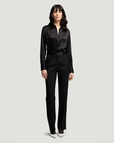 Argent Tuxedo Trouser In Black