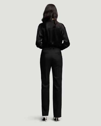 Argent Tuxedo Trouser In Black