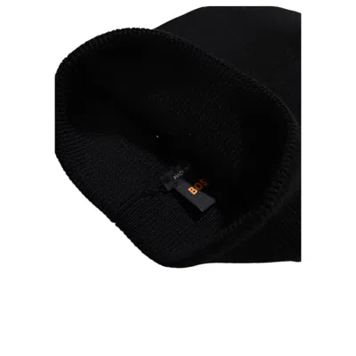 Hugo Boss Black Wool Hats & Men's Cap In Black