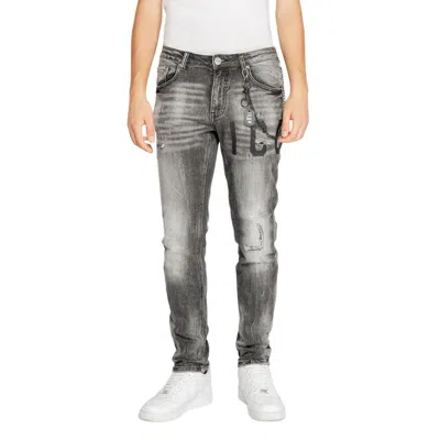 Icon Gray Cotton Jeans & Men's Pant In Gray