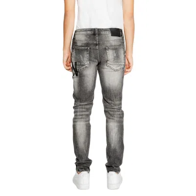 Icon Gray Cotton Jeans & Men's Pant In Gray