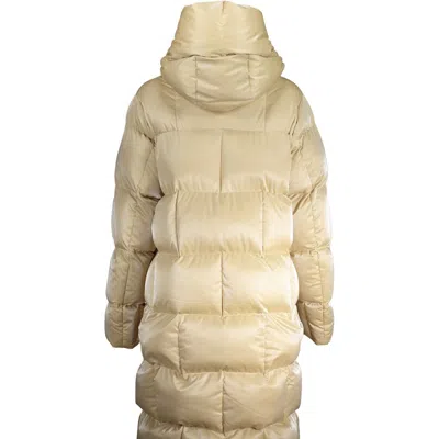 K-way Polyester Jackets & Women's Coat In Beige