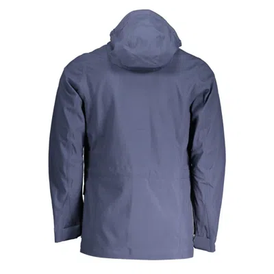 K-way Blue Polyester Jacket In Blue
