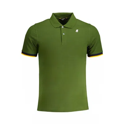 K-way Green Cotton Polo Shirt In Green