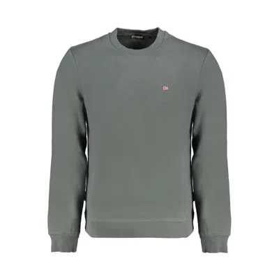 Napapijri Green Cotton Sweater In Green