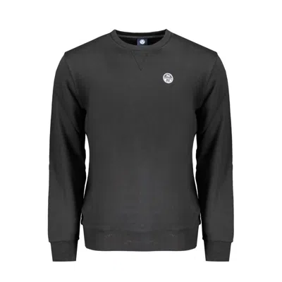 North Sails Black Cotton Sweatshirt In Black