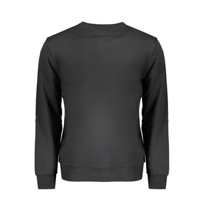 North Sails Black Cotton Sweatshirt In Black