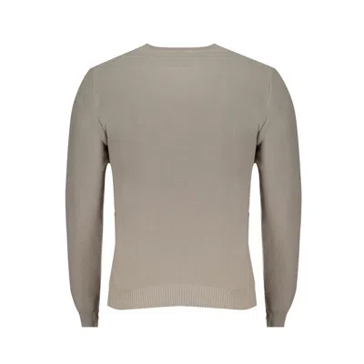 North Sails Gray Cotton Sweater In Brown