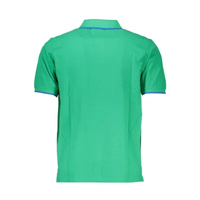 North Sails Green Cotton Polo Shirt In Multi