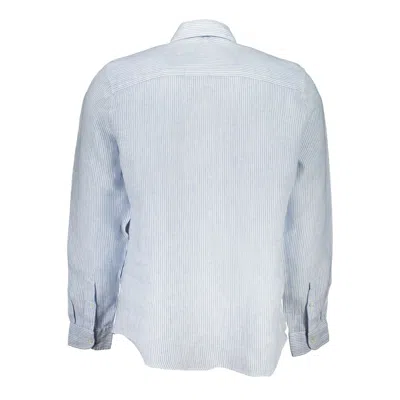 North Sails Light Blue Linen Shirt In Light Blue