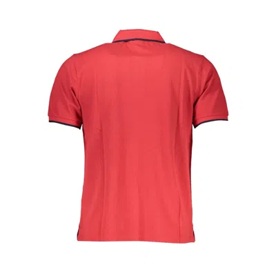 North Sails Red Cotton Polo Shirt In Red
