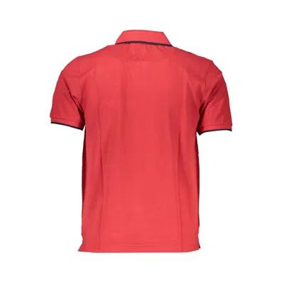 North Sails Red Cotton Polo Shirt In Red