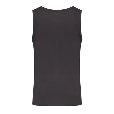 Norway 1963 Black Cotton Men Tank Top In Black