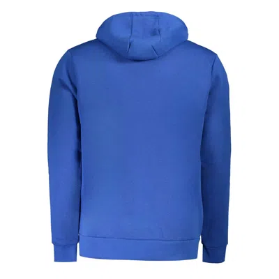 Norway 1963 Blue Hooded Fleece Sweatshirt With Central Pockets In Blue
