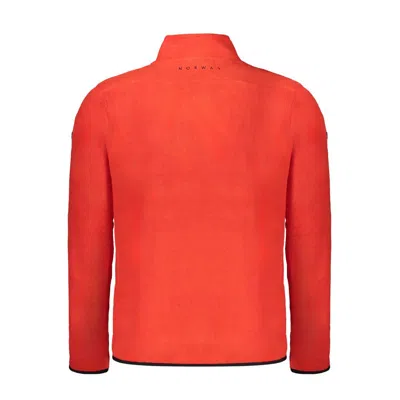 Norway 1963 Red Polyester Men Sweater In Red