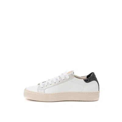 P448 Elevate Your Sneaker Game With All- Italian Leather Women's Kicks In White