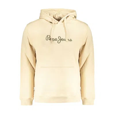 Pepe Jeans Beige Cotton Sweater In Neutral