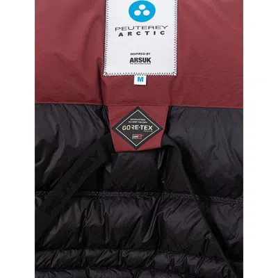 Peuterey Chic Bordeaux Polyester Jacket For Men In Bordeaux
