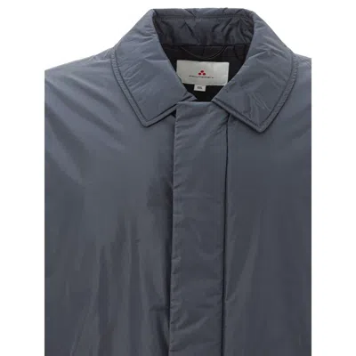 Peuterey Sleek Polyamide Designer Men's Men's Jacket In Gray