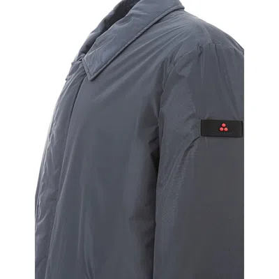 Peuterey Sleek Polyamide Designer Men's Men's Jacket In Gray
