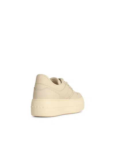 Hogan Skyscraper Leather White Sneakers