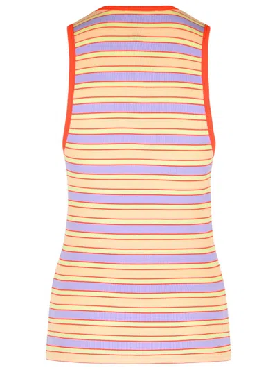 Jw Anderson Multicolor Contrast Trim Striped Tank Top
