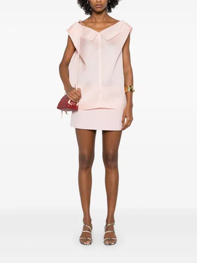 Khaite Selly Double Silk Gauze Top