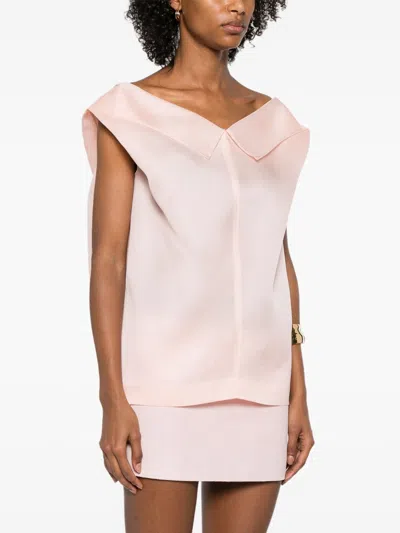 Khaite Selly Double Silk Gauze Top