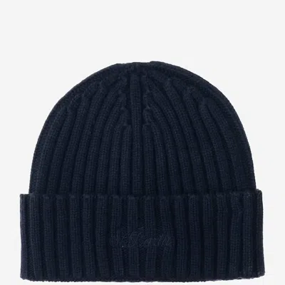 Mc2 Saint Barth Wool Blend Beanie With Logo