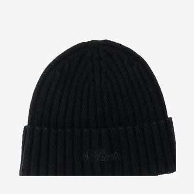 Mc2 Saint Barth Wool Blend Beanie With Logo