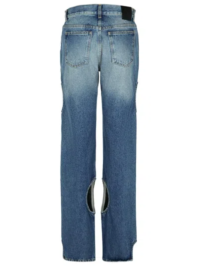 Off-white Meteor Cut-out Straight-leg Jeans