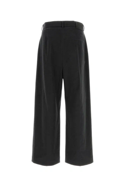 Loewe Stretch Cotton Pant Back Pocket In Gray