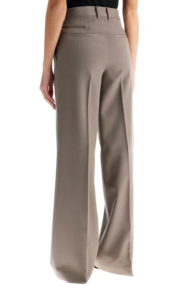 Attico Woolen Cigarette Pants For Women In Cream