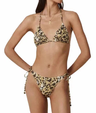 Spell Belle Mare Tie Bikini Bottom In Pepper In Multi